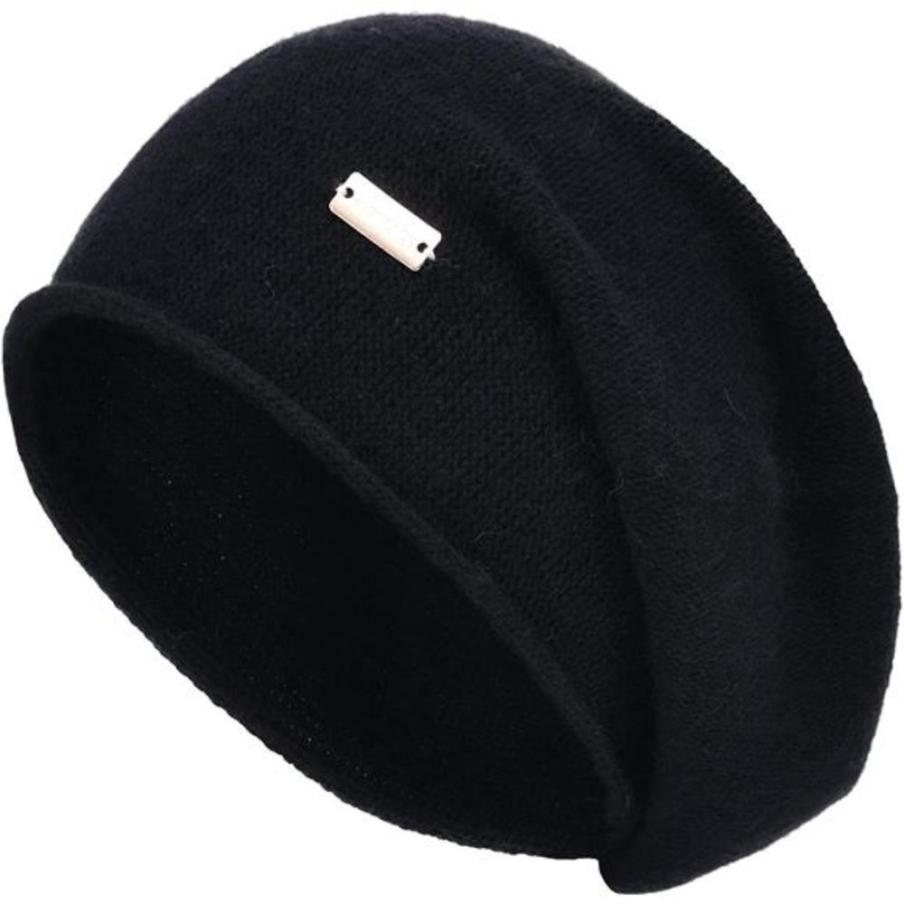 Women Winter Soft Warm Wool Knitted Skull Beanies Cap